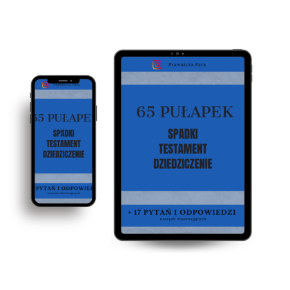 EBOOK 65 pułapek Spadki Testament Dziedziczenie