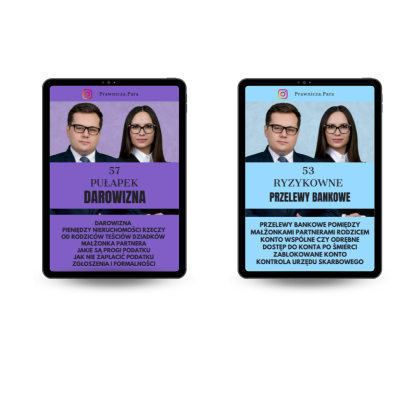 ZESTAW 2 EBOOKÓW: 57 PUŁAPEK DAROWIZNA + 53 RYZYKOWNE PRZELEWY BANKOWE